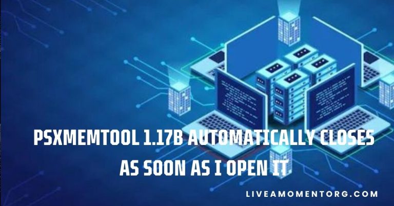 PSXMemTool 1.17b Automatically Closes as Soon as I Open It